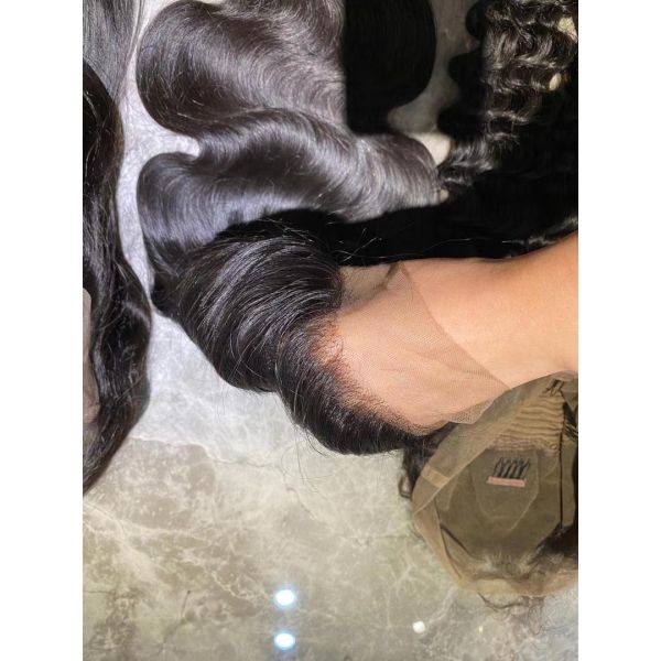 Pre Plucked 360 Lace Frontal Wig With Baby Hair Peruvian
