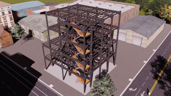 Multi-Storey Steel Structure Workshop Building for Factory & Warehouse Application