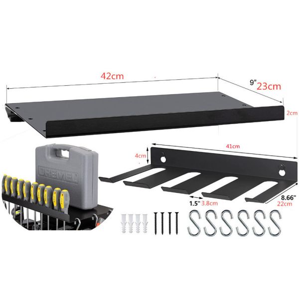 Стенный монтаж Электрические сверла Хранилище стойки для гаража Организация на стенах Установка