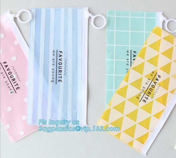 Slider Zipper PVC Pouch Clear Vinyl PVC k Bag, slider bag for underwear packaging slider zipper vinyl bag for clot