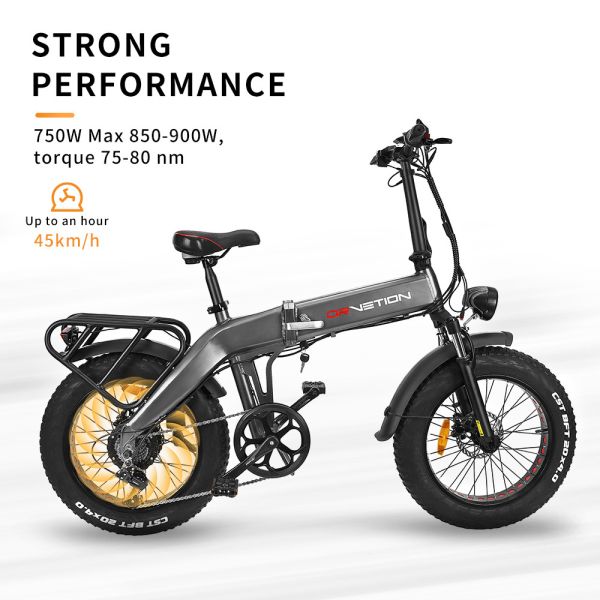 Exercise Balance EU Warehouse High Power Foldable Electric Bike With Portable Battery