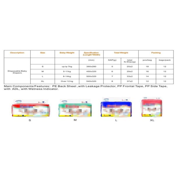 Cute Disposable Custom Baby Diapers / Overnight Printed Diapers For Babies