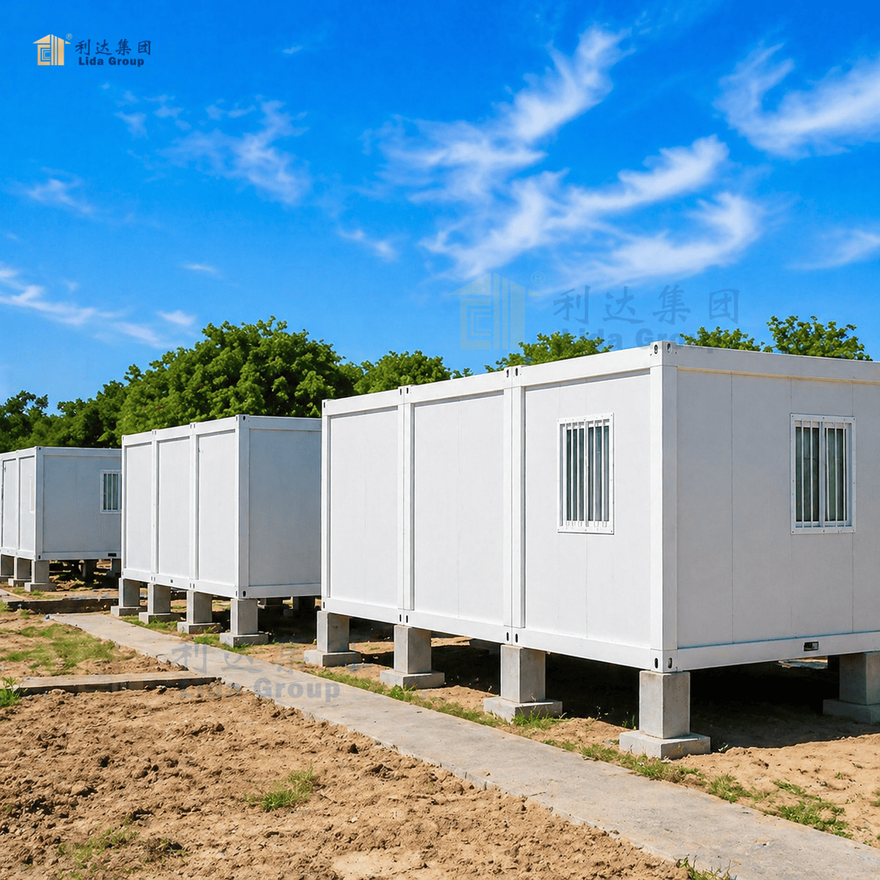 Economical Flat Pack Container House Bulk Shipping Optimized Design Light Steel Frame Prefab Affordable Housing