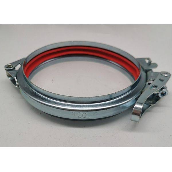 HVAC системы 120mm извлечения пыли гальванизировал струбцину трубы