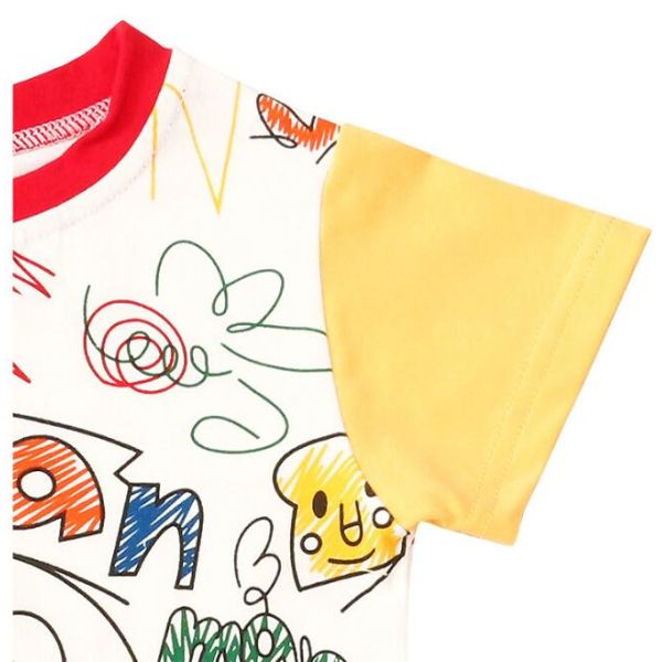 Latest Design Graffiti Shirts Organic Cotton Kids T Shirt Custom