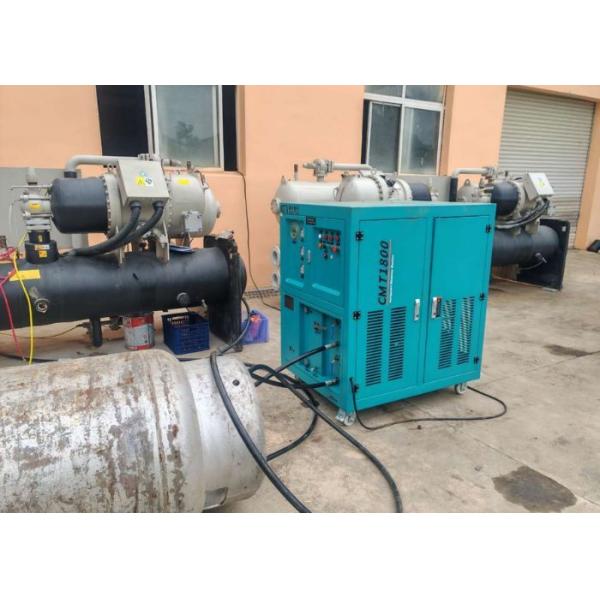 Industrial Refrigerant Recovery Machine with Exchange valve design to recovery liquid or vapor Refrigerant