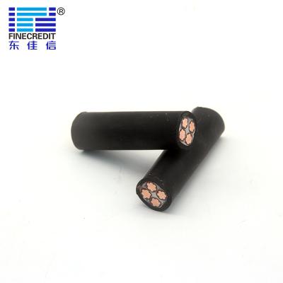 Fogo de XLPE 10mm - fio retardador, chama livre do halogênio do IEC 60332 de N2XY - cabos retardadores