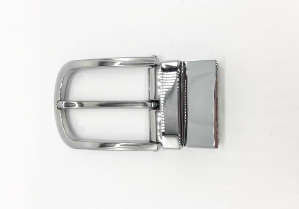 Largura liga de zinco reversível da fivela de cinto 3.5cm, curvatura de pouco peso do gancho do metal