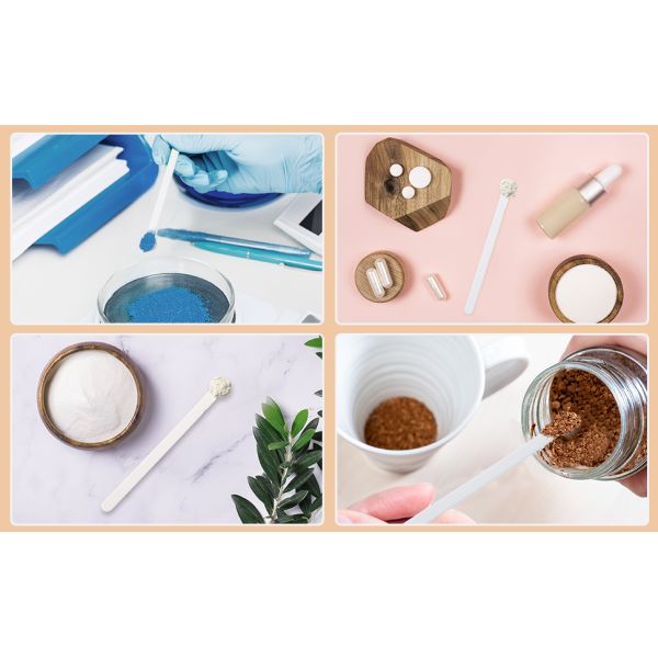 Teaspoon Micro Scoops 150 Milligram Mini Measuring Spoons Plastic Scoop For Measuring Cosmetics, Medicines