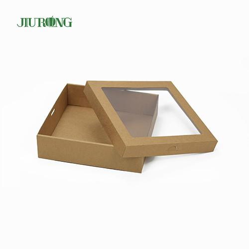 Jiurong ODM Eco Friendly Takeaway Packaging Biodegradable Corrugated Food Tray