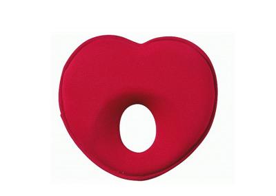 Red Color Newborn Baby Memory Foam Pillow Wedge With Bamboo Cover Case