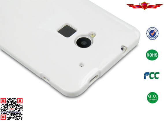 Hot Selling 100% Qualify Colorful TPU Protector Cover Cases For HTC ONE MAX Soft Durable