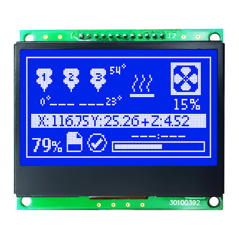 дисплей 128X64 SPI FSTN графический LCD с белой стороной освещает контржурным светом