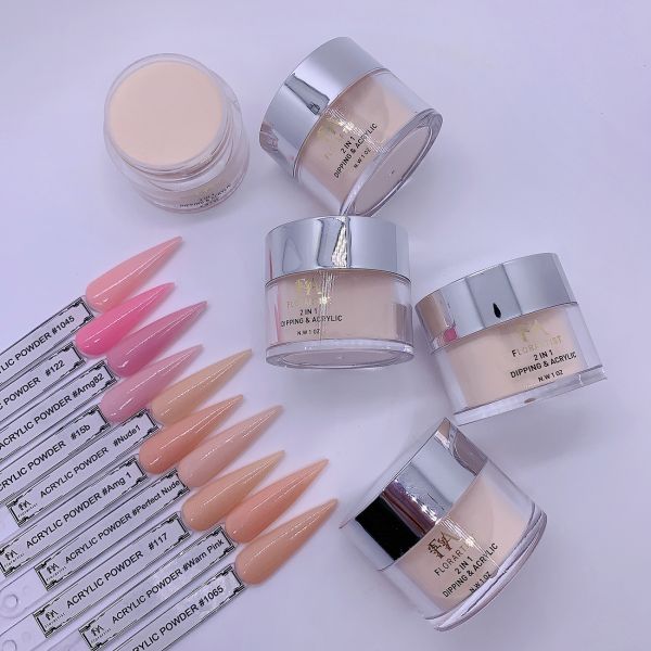 2024 Professional Factory Low Price EMA Bulk Cover Nude Pink Nude Pink Acrylic Powder 1oz 2oz for Wholesale
