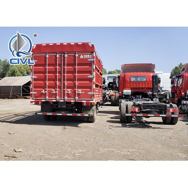 Sinotruk 3-5 Tons HOWO Light Duty Commercial Trucks 6 Tires Van Cargo Truck 3-6ton load capacity