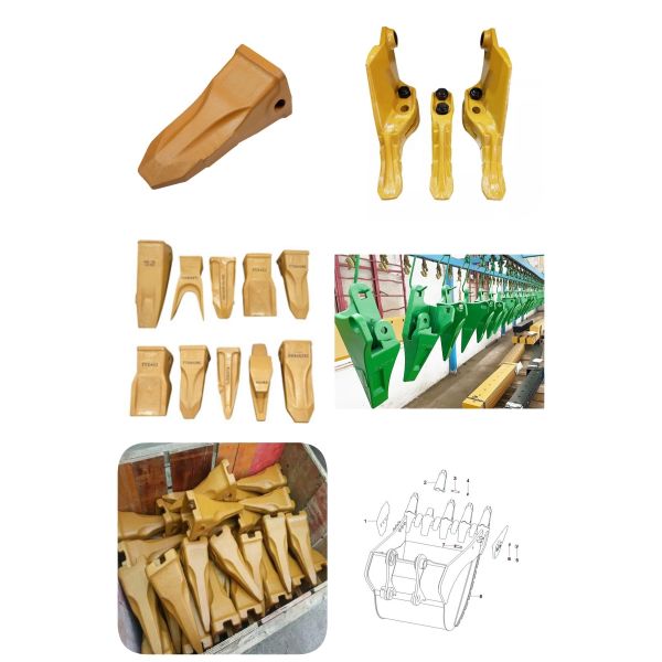 7T3402RC Excavator Bucket Teeth Alloy Steel Heavy Duty Rock Teeth Replacement