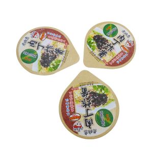 Kingred Laminated Alloy 8011 Spicy Sauce Die Cut Lids 10 Colour Printing Film