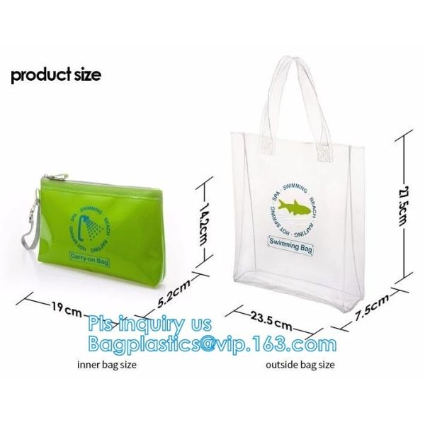 PVC zipper bag transparent plastic self-sealing bag socks plastic bag stationery bags custom, vinly slider zipper packag