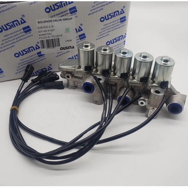 Electrical Komatsu Solenoid Valve 20Y-60-41621 For Excavator PC200-8 PC220-8
