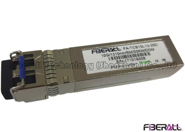10G Base-LR Long Range Dual Fiber SFP Fiber Optic Transceiver LC SM 20KM DDM