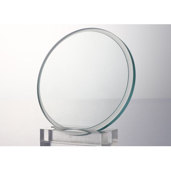 2.1mm Decorative Tempered Low Iron Glass Panel Heat Reflective