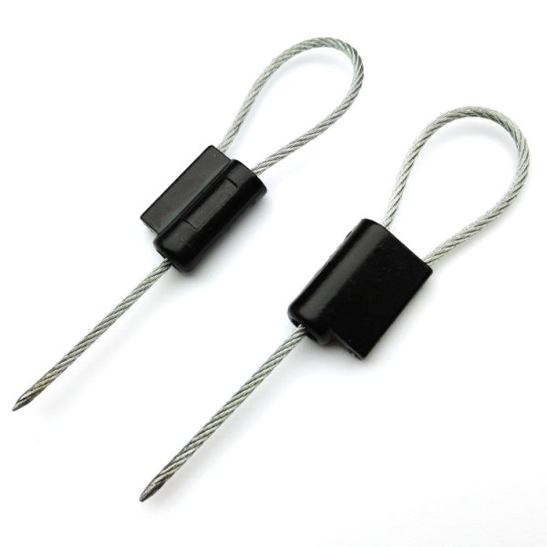 300mm Exposed Cable Length Galvanized Steel Wire Tamper Evident Security Seal with 2.74 KN Tensile Strength