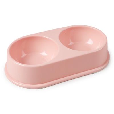Weight 120g Plastic Pet Feeder , Cat Feeding Bowls Eco Friendly Healthy
