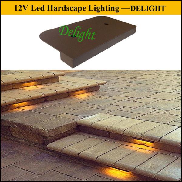 Stone & Brick light LED Hardscape Light for Post Column Lighting, LED Deck & Rail Lighting