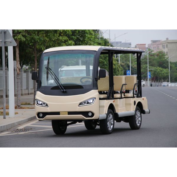 Volt Voyager Electric Sightseeing Shuttle Bus 8 Passenger With 72V Lithium Battery