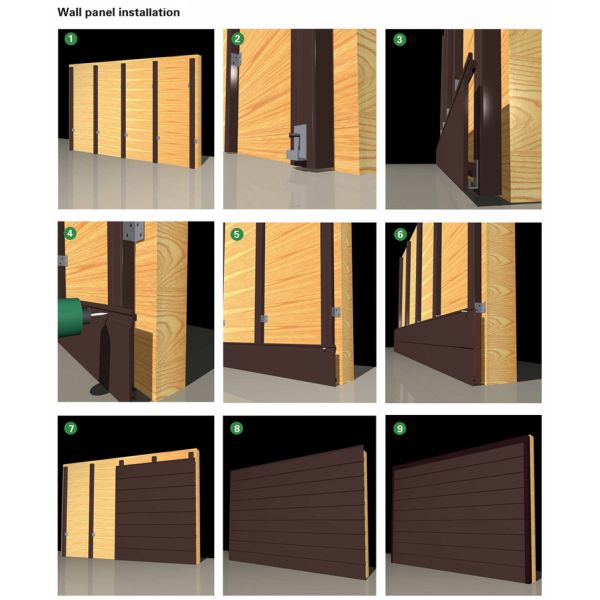 Light Weight Wood Plastic Composite Decorating Indoor & Outdoor Wall Panels