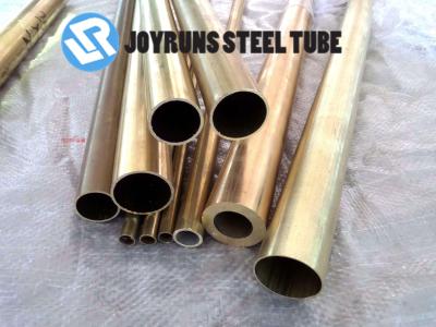 Heat Exchanging Aluminium Brass Tubes C7060T JIS H3300 Seamless Copper Nickel Alloy Tube