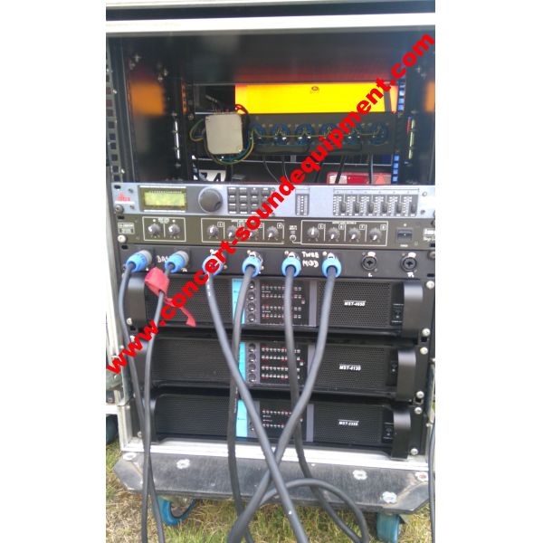 FP 14000 2 x 2400W Concert Sound Equipment , 2 Channel High Stability Switching Amplifier