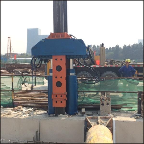 BEIYI  hydraulic pile extractor static pressure pile pulling machine
