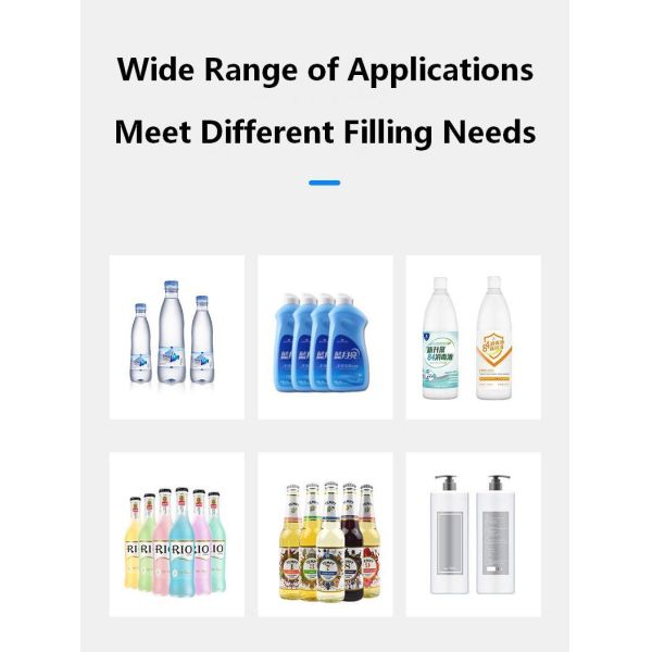 Manufacturer Customized Full-automatic Self Flow Eight Head Explosion-proof Filling Machine CH-GZ800 Screw Cap Labeling Production Line