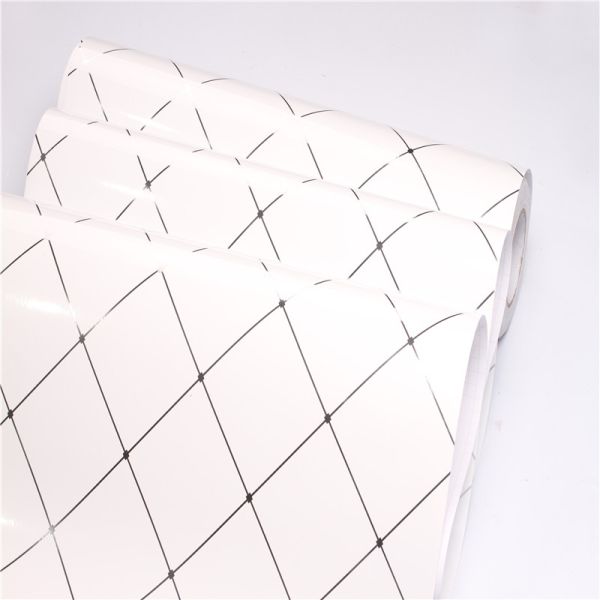 Peinture peinture à l'huile résistant à l'eau PVC vinyle haute lustre auto-adhésif