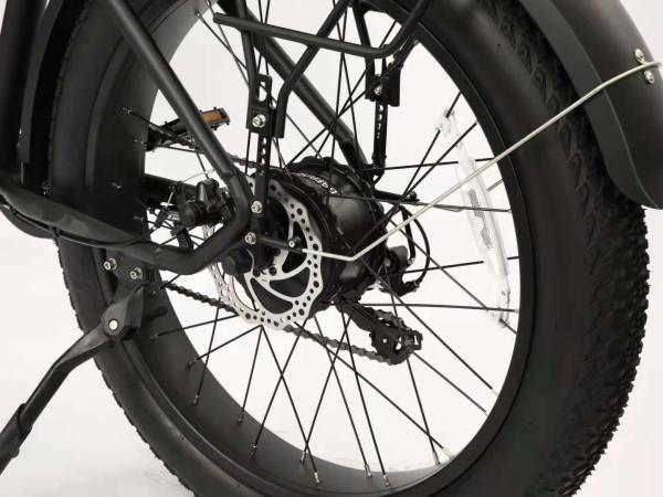 26'' Electric Fat Mountain Bike with 48V 500W rear GEAR motor