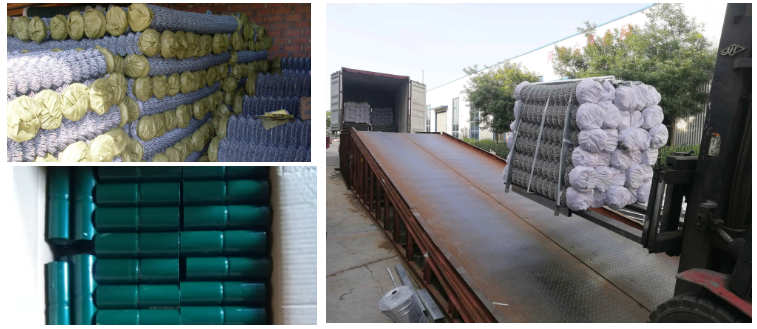 50ft Roll PVC Coated Galvanized Steel Diamond Cyclone Wire Mesh Chain Link Fence