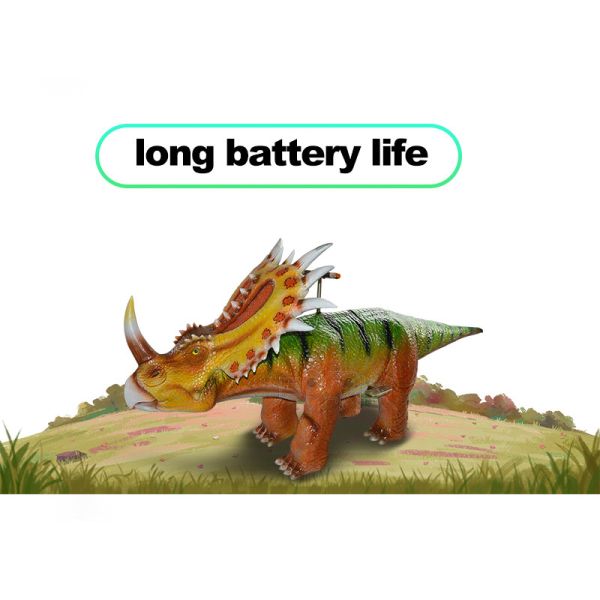 Kids Animatronic Dinosaur Ride Walking Amusement Park Equipment