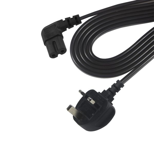 UK Plug to IEC C7 Power Cord 250V 10A PVC Jacket