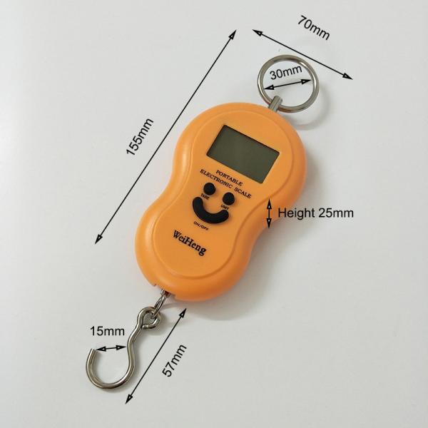 Balance de bagages portable Weiheng en plastique ABS avec affichage numérique, recommandation de poids maximum de 50 kg