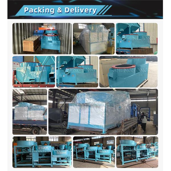 Cotton Dregs Fertilizer Granulator Machine with Ball Shape Granules 98% Pellet Rate and 1500mm Disc Dimension