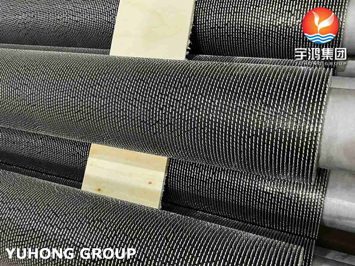 CS Fin Material Welding Fin Tube 0,8 мм до 3,0 мм ASME SA106 Gr B Бесшовная труба с рафинированным