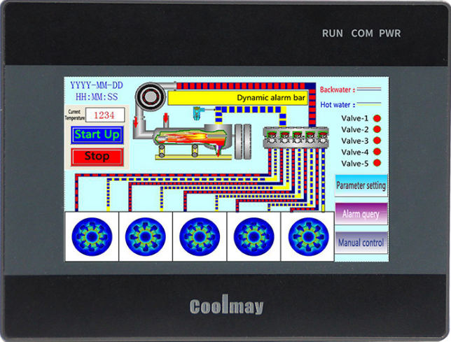 OEM PLC программирование HMI контроллер PLC HMI программирующая панель 1 AB Фаза 10 КГц 2 ABZ 60 КГц