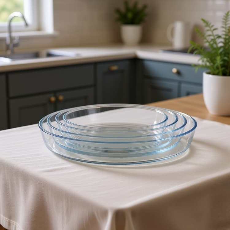 Nested Borosilicate Glass Bakeware for E-commerce & DTC Brands