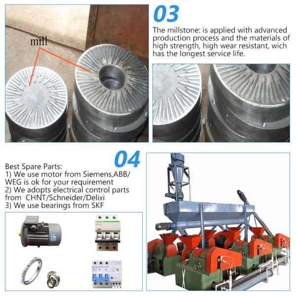 покрышка отхода 120kg/H повторно используя линию резиновую машину 220V 380V точильщика