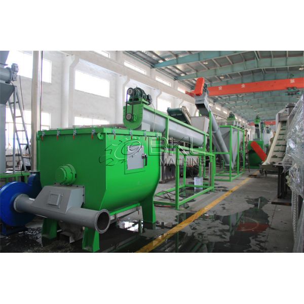 ABS Plastic Recycling Lines Film Washing 300kg/H