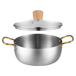 Multi-function Kitchen Cooking Pot Induction Stock Pot Stainless Steel Korean Cookware Soup Pot With Handle