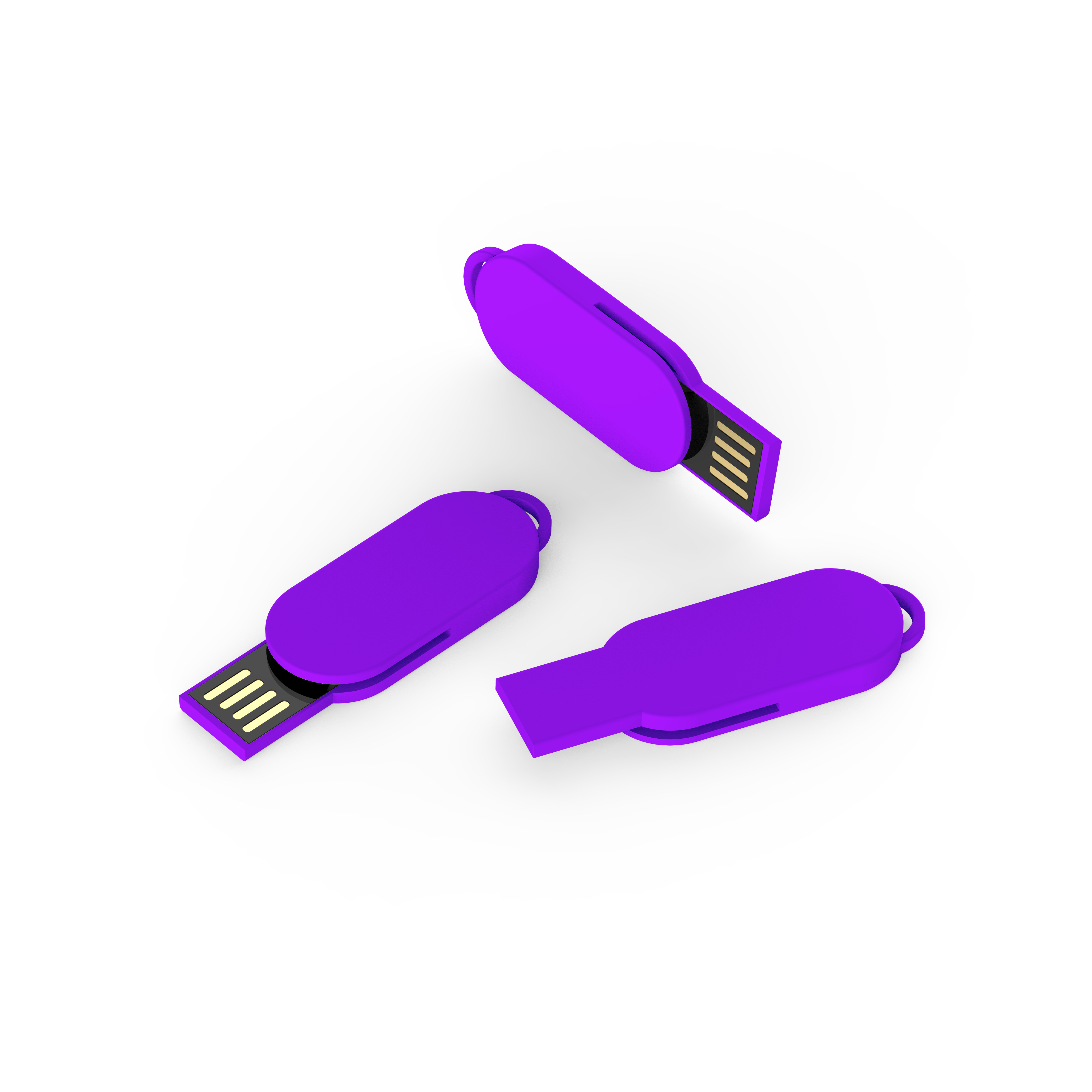 Работающий блестящий светодиодный кристаллический USB-накопитель с совместимостью Windows/Mac/Linux