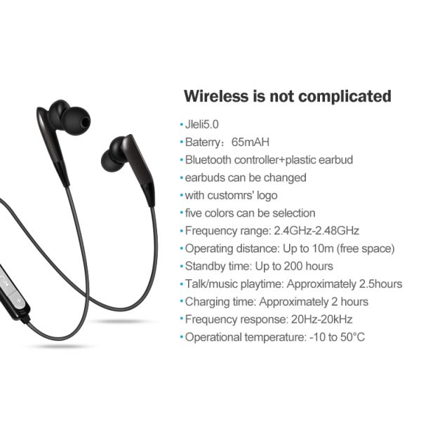 Magnetic EDR Wireless Stereo Earphone 15m Durable Bluetooth Headset