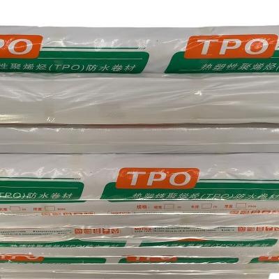 Thermoplastic Polyolefin TPO Waterproof Membrane Green And Environmentally Friendly